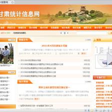 甘肅統(tǒng)計(jì)信息網(wǎng)建設(shè)成功案例